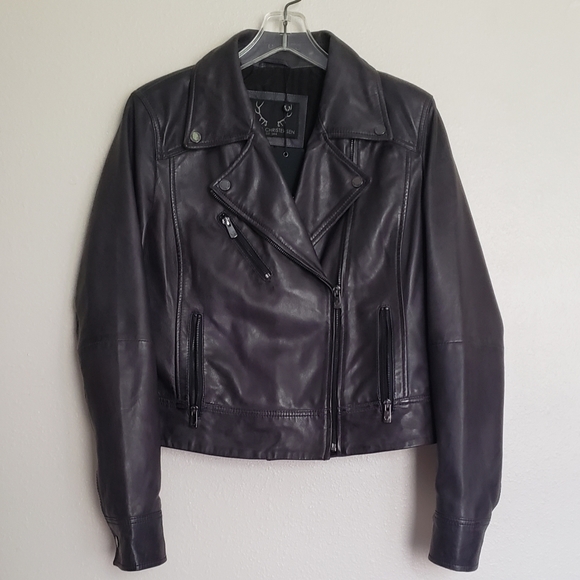 Bod Christensen Jackets & Blazers - Bod & Christensen NWT Leather Moto Style Cropped Biker Jacket